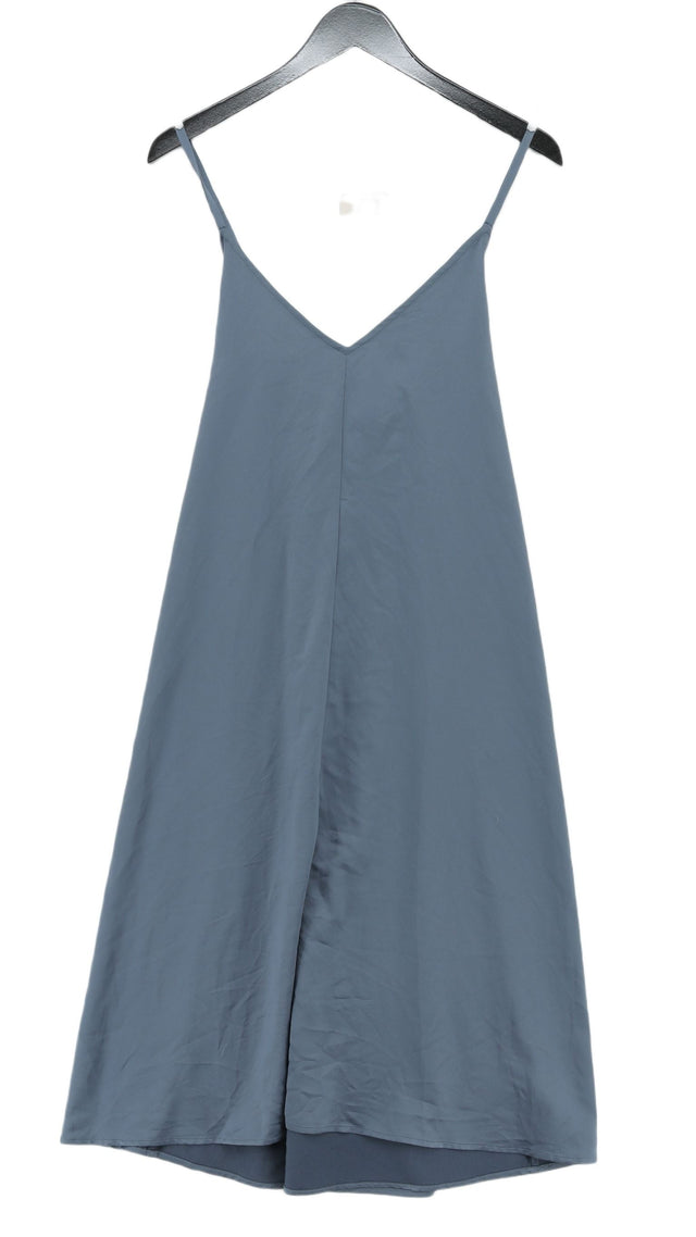 Seen Worn Kept Women's Midi Dress UK 14 Grey 100% Polyester