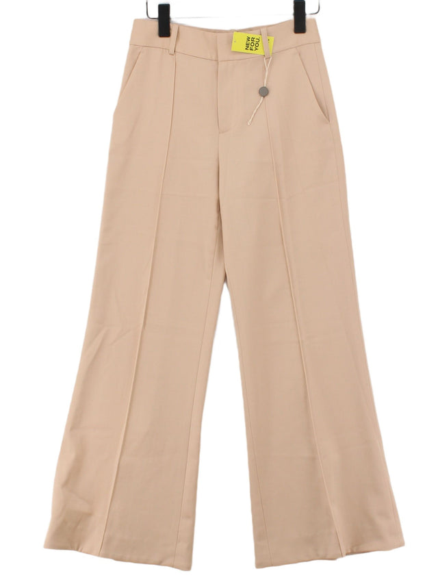 Alice + Olivia Women's Suit Trousers W 27 in Tan Wool with Other, Polyester