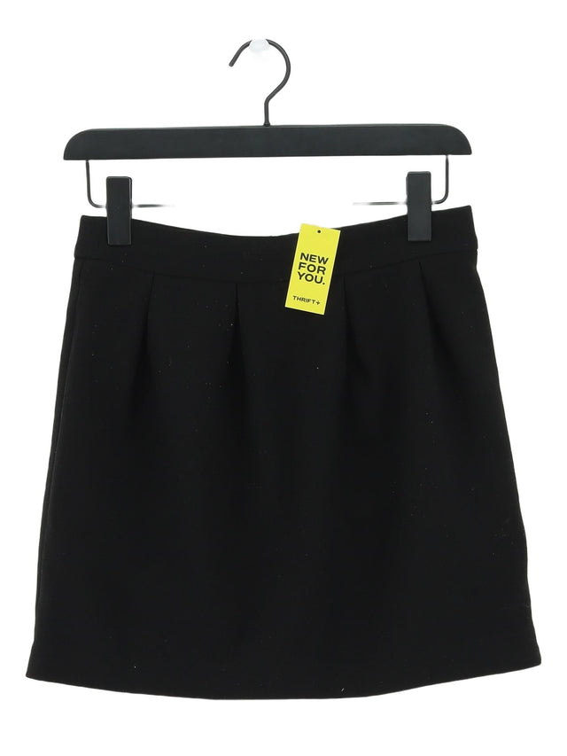 Suncoo Women's Midi Skirt W 27 in Black 100% Polyester