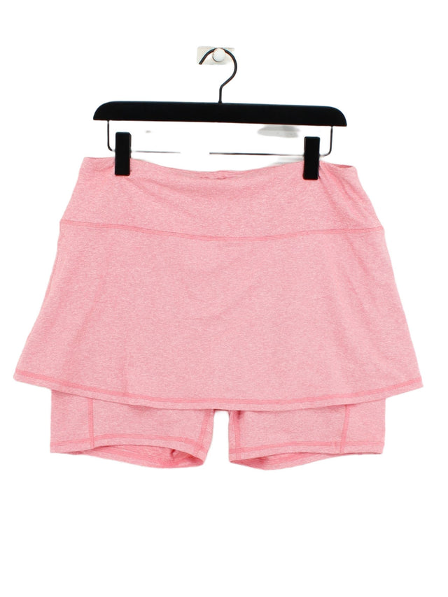 Harmont & Blaine Women's Midi Skirt L Pink Polyester with Elastane, Spandex
