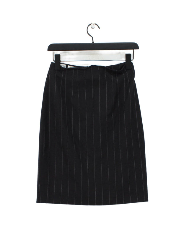 Aquascutum Women's Midi Skirt W 27 in Grey 100% Wool