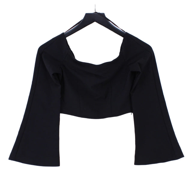 Zara Women's Top XS Black Polyester with Elastane
