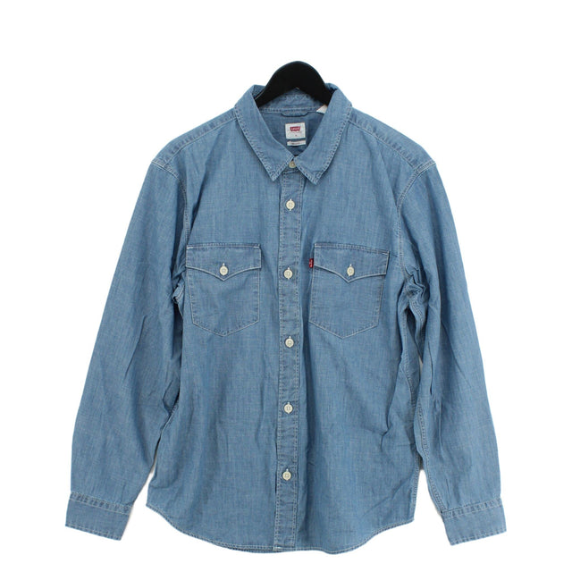 Levi’s Men's Shirt M Blue 100% Cotton