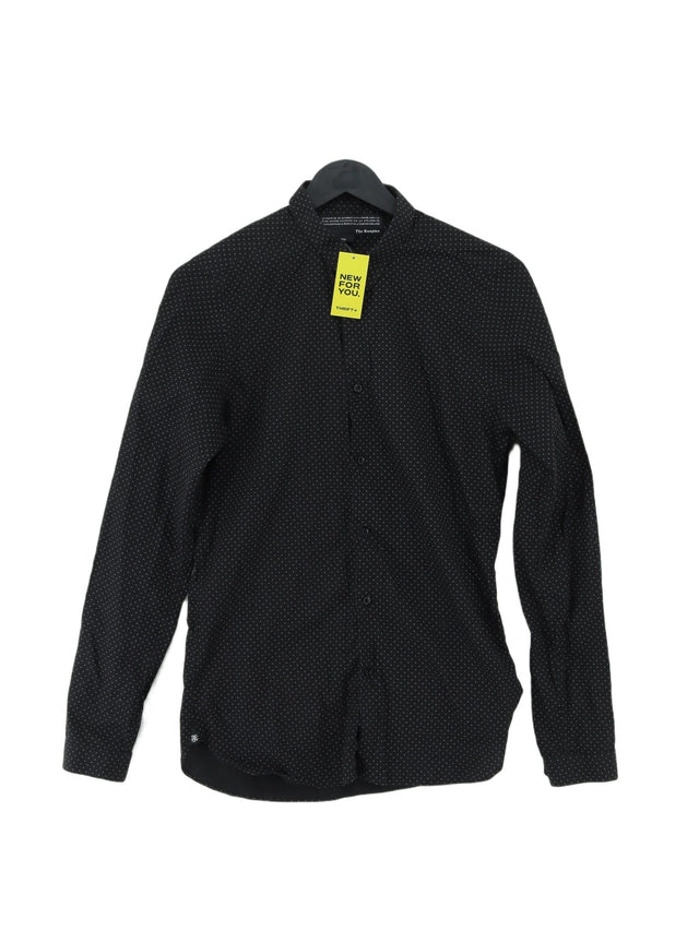 The Kooples Men's Shirt XS Black 100% Cotton
