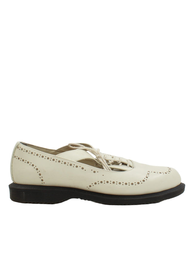 Dr. Martens Women's Flat Shoes UK 7 Cream 100% Other