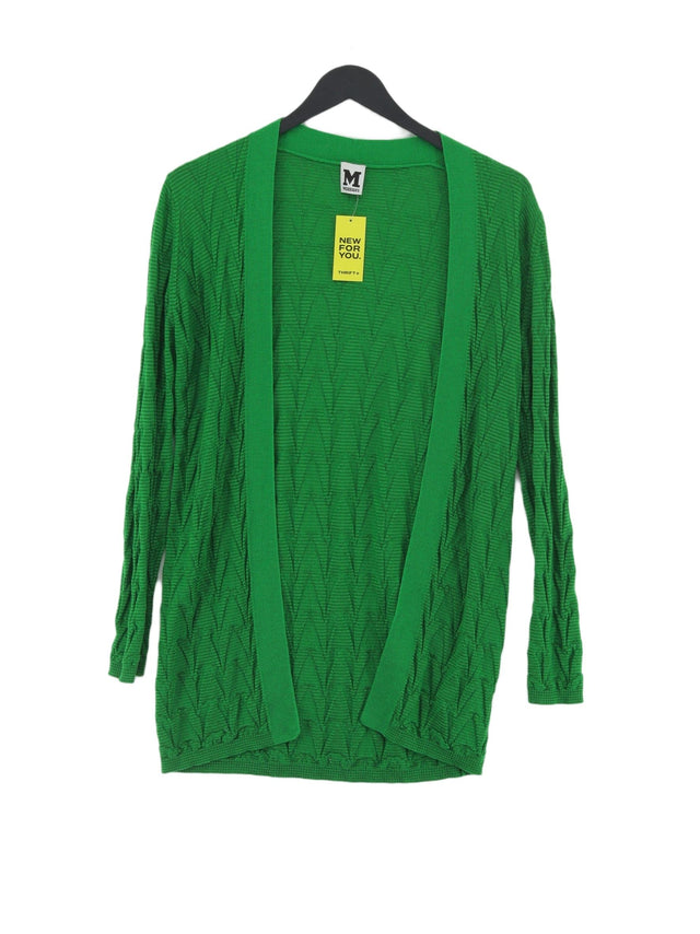 Missoni Women's Cardigan UK 14 Green Wool with Viscose