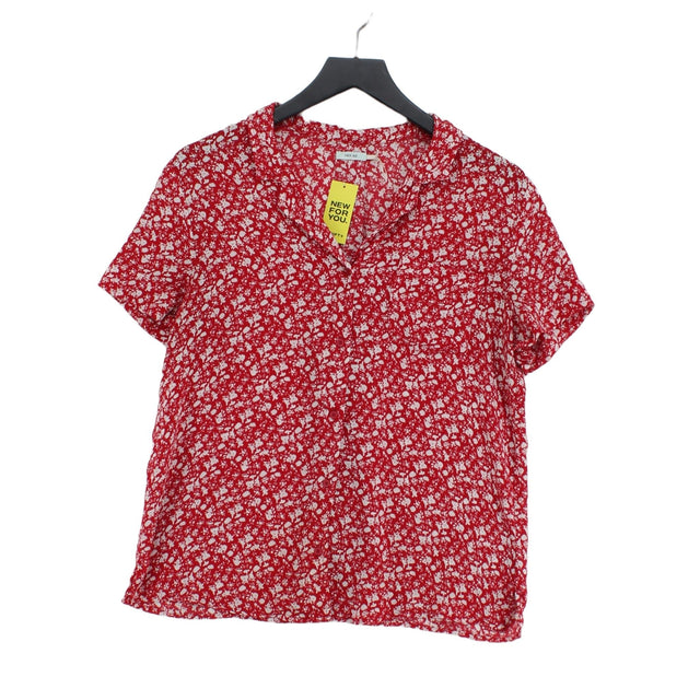 Kimchi Blue Women's Shirt L Red 100% Polyester