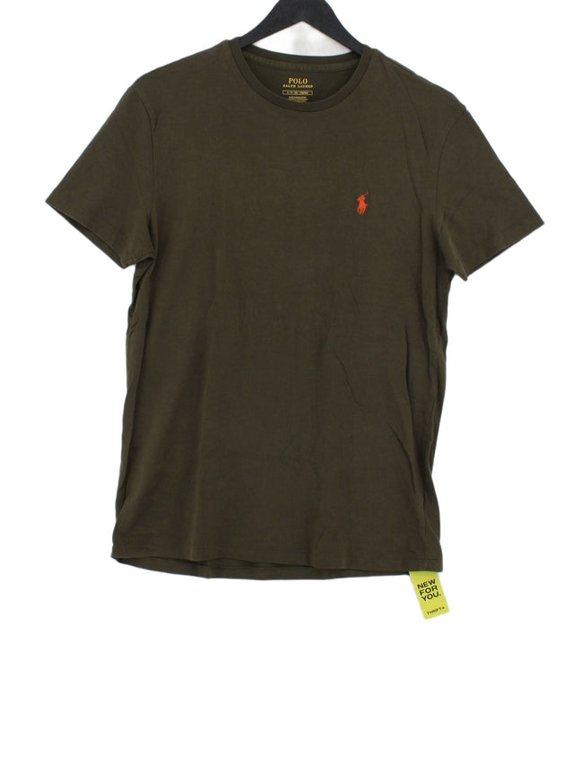 Ralph Lauren Men's T-Shirt S Green 100% Cotton