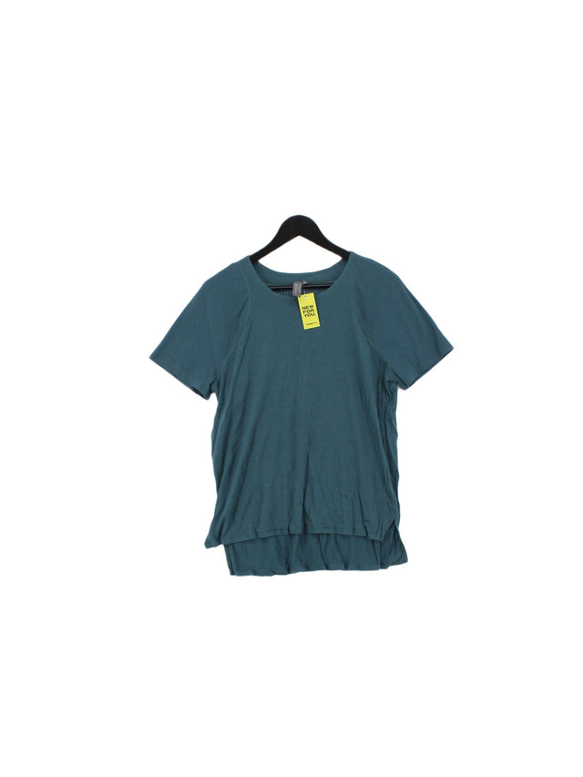Sweaty Betty Women's T-Shirt L Green Wool with Elastane, Other, Polyamide