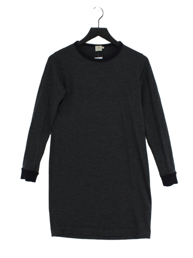 Sunspel Women's Mini Dress UK 10 Grey 100% Wool