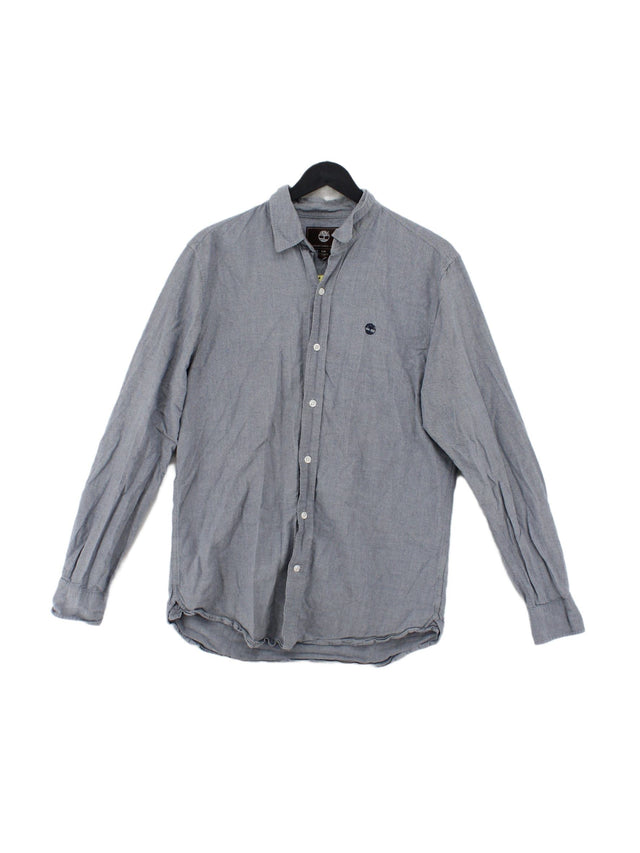Timberland Men's Shirt S Grey 100% Cotton