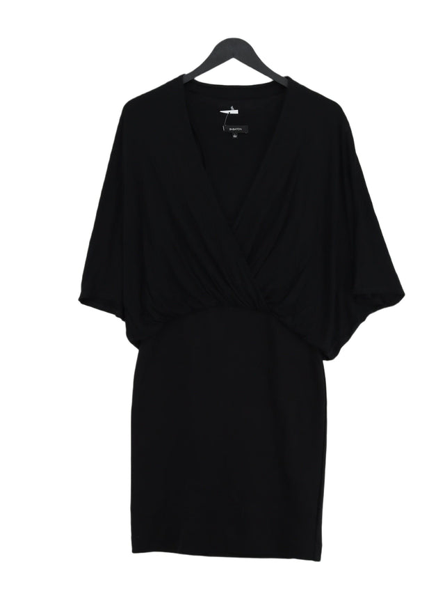 Babaton Women's Mini Dress L Black Viscose with Nylon, Other, Rayon