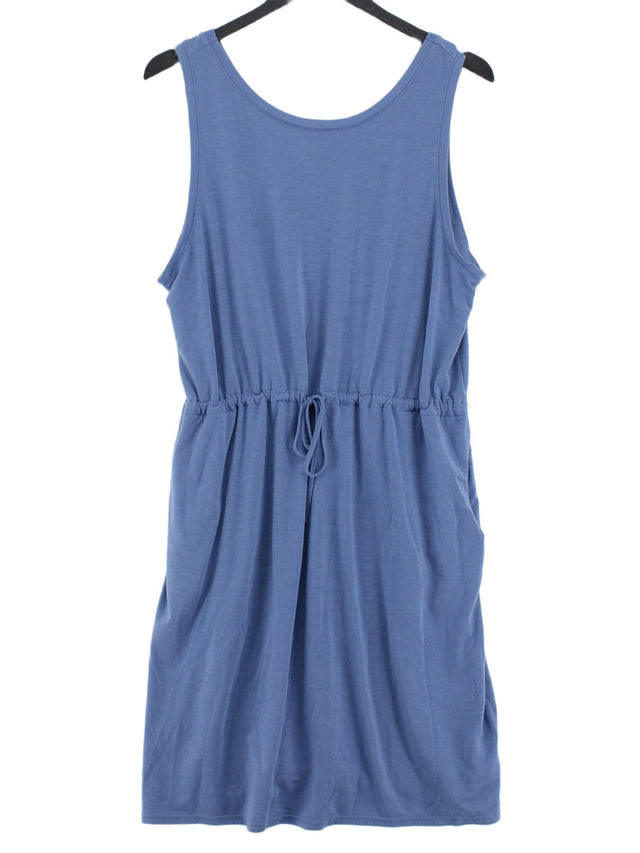 Columbia Women's Midi Dress XL Blue Polyester with Elastane, Rayon