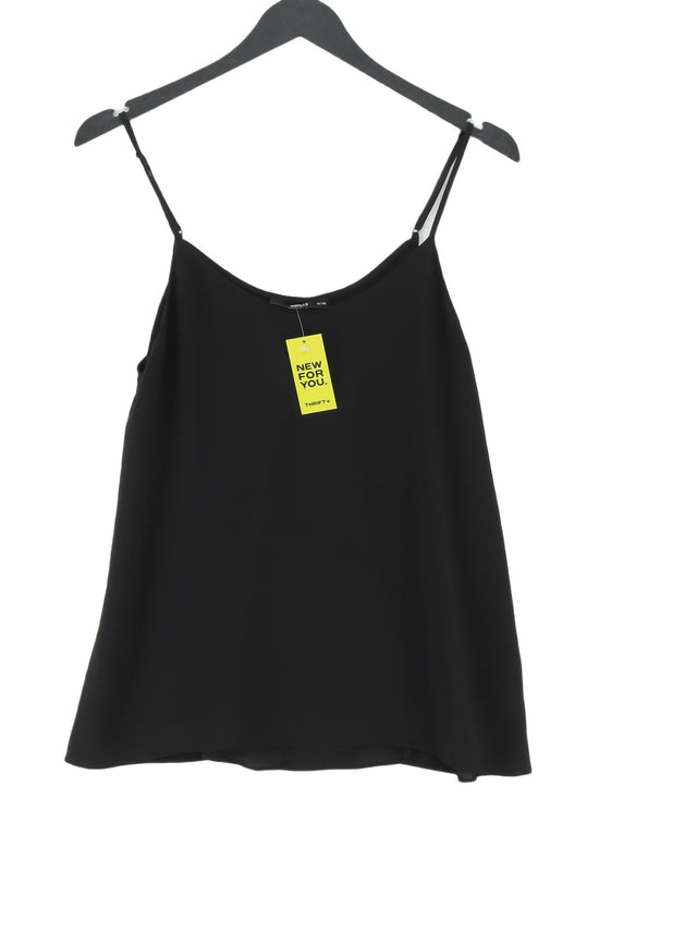 Oasis Women's T-Shirt UK 10 Black 100% Polyester