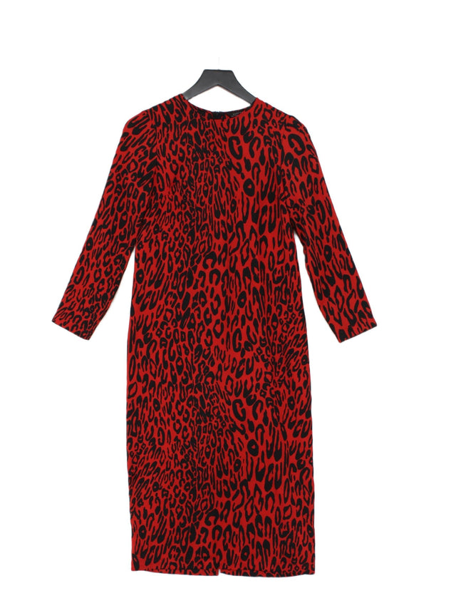 Zara Women's Maxi Dress XS Red 100% Polyester