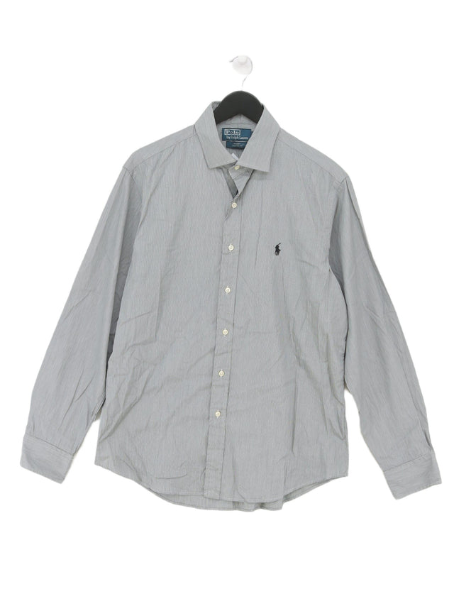 Ralph Lauren Men's Shirt Chest: 42 in Blue 100% Cotton