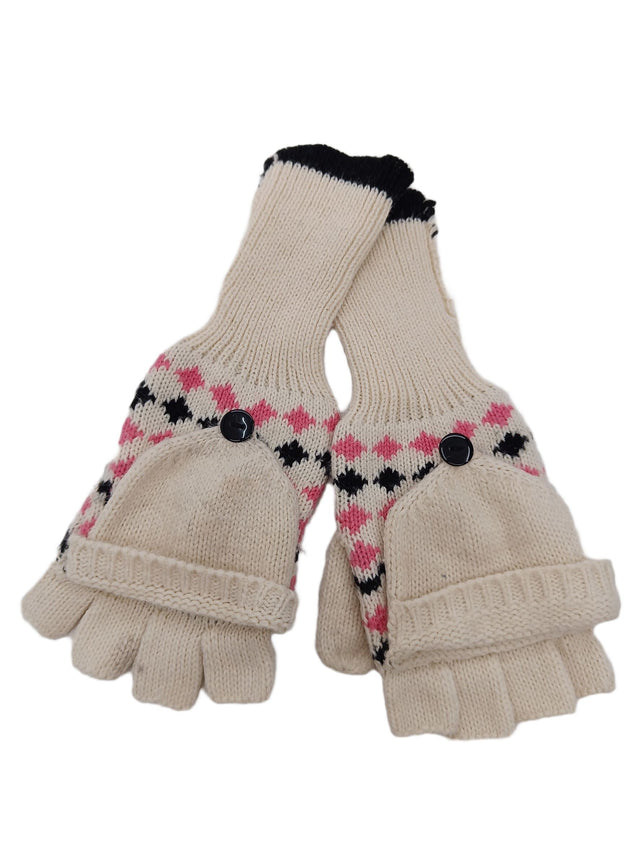 Louche Women's Gloves Cream 100% Acrylic