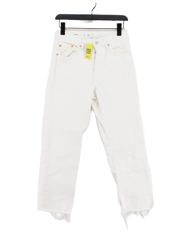MNG Women's Jeans UK 8 White 100% Other