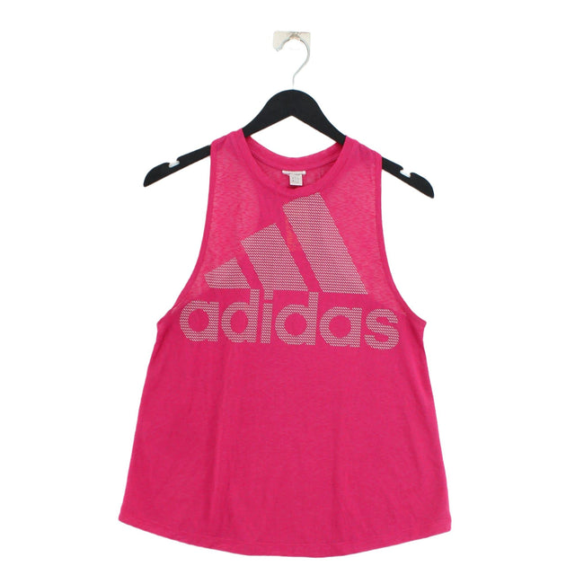 Adidas Women's T-Shirt M Pink 100% Other