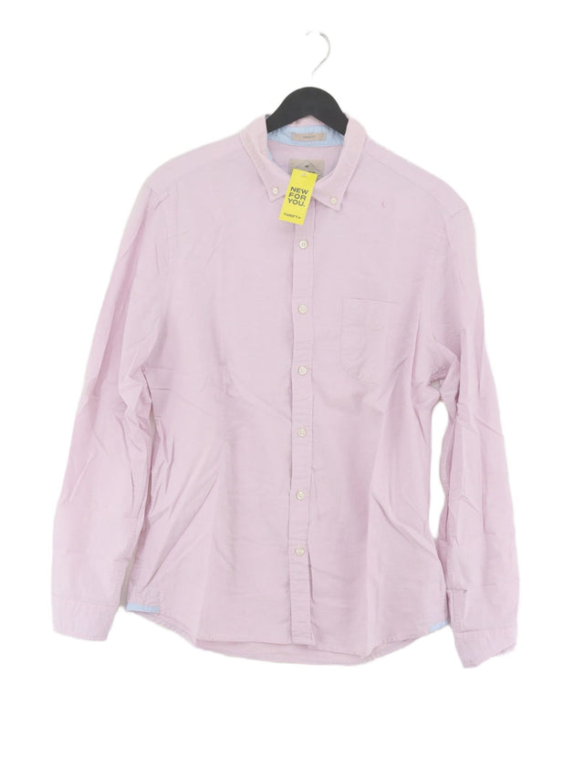 White Stuff Men's Shirt M Pink 100% Cotton