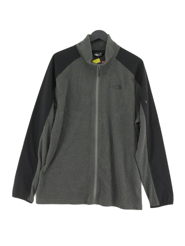 The North Face Men's Jumper XL Grey Polyester with Elastane