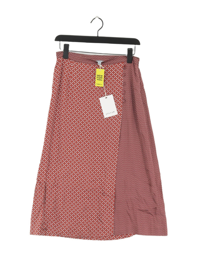 Jigsaw Women's Maxi Skirt UK 10 Brown 100% Viscose