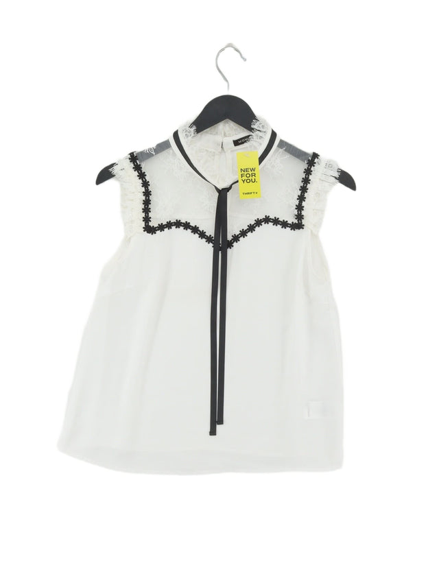 MOMA Women's Top UK 8 White 100% Other
