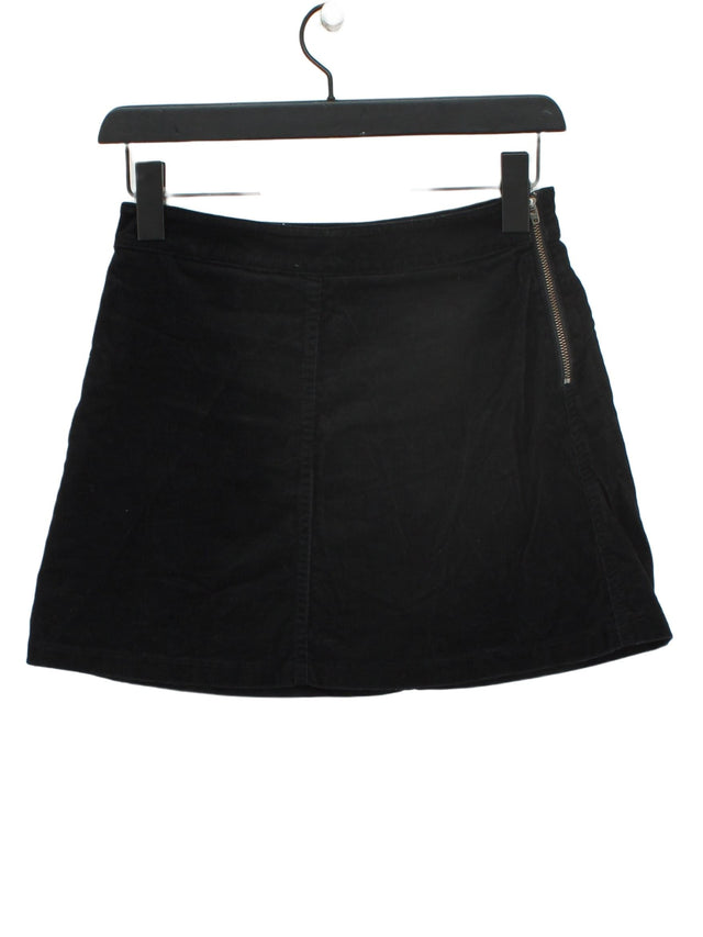 Wilfred Women's Mini Skirt W 26 in Black Cotton with Spandex