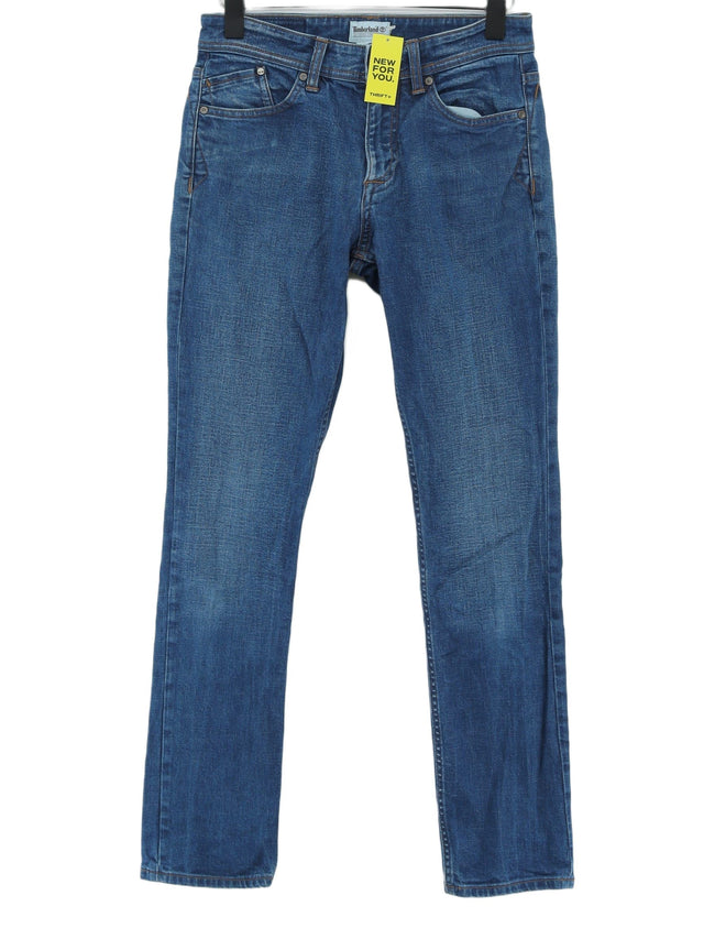 Timberland Men's Jeans W 29 in; L 32 in Blue Cotton with Elastane