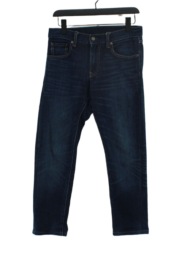 Uniqlo Women's Jeans W 29 in Blue Cotton with Spandex