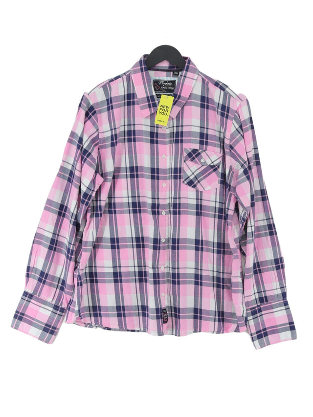 Rydale Women's Shirt XL Pink 100% Cotton