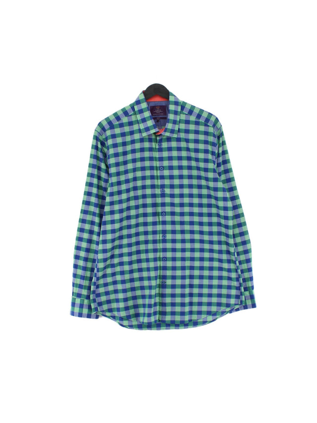 Hawes & Curtis Men's Shirt L Green 100% Other