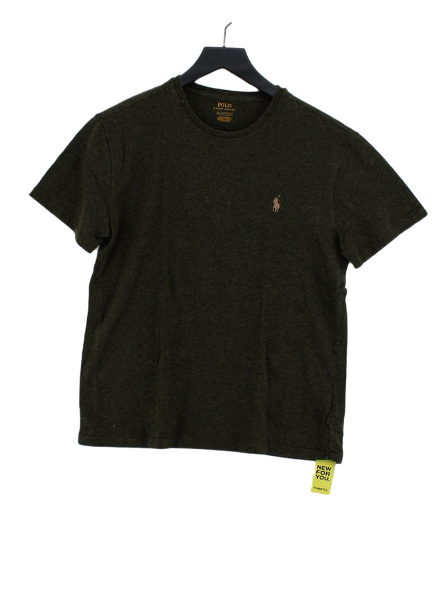 Ralph Lauren Men's T-Shirt M Green 100% Cotton