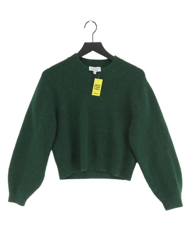 & Other Stories Women's Jumper S Green 100% Polyester