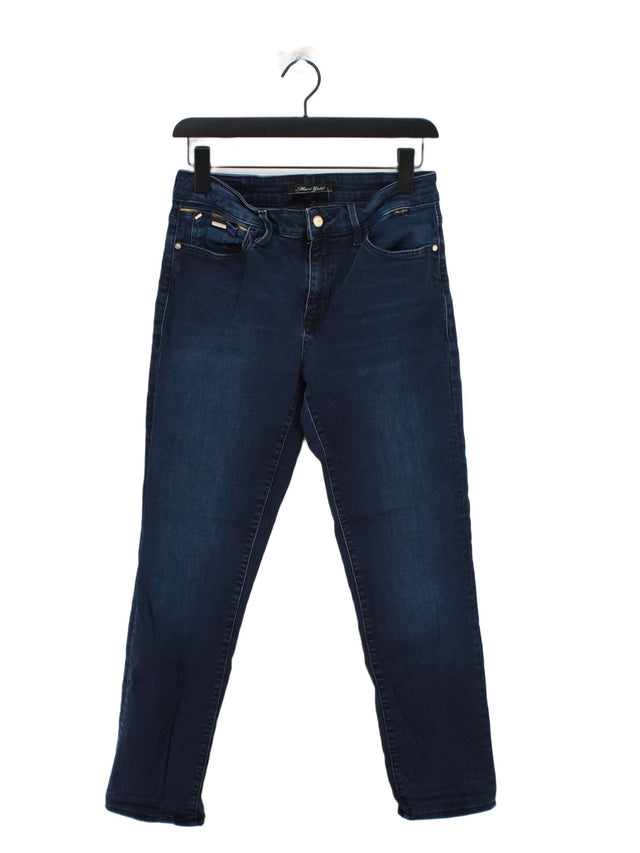 Mavi Women's Jeans W 28 in Blue Cotton with Elastane