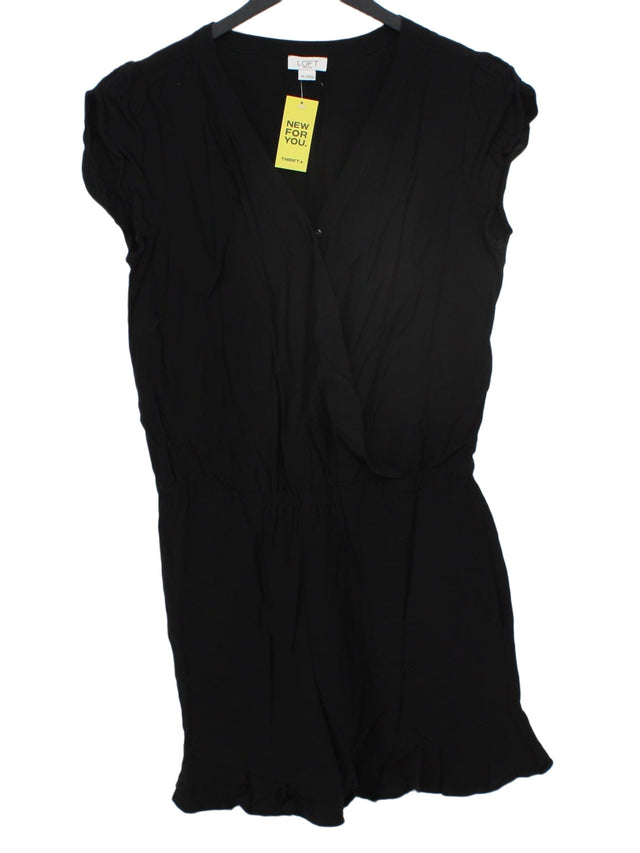 Loft Women's Playsuit S Black 100% Rayon