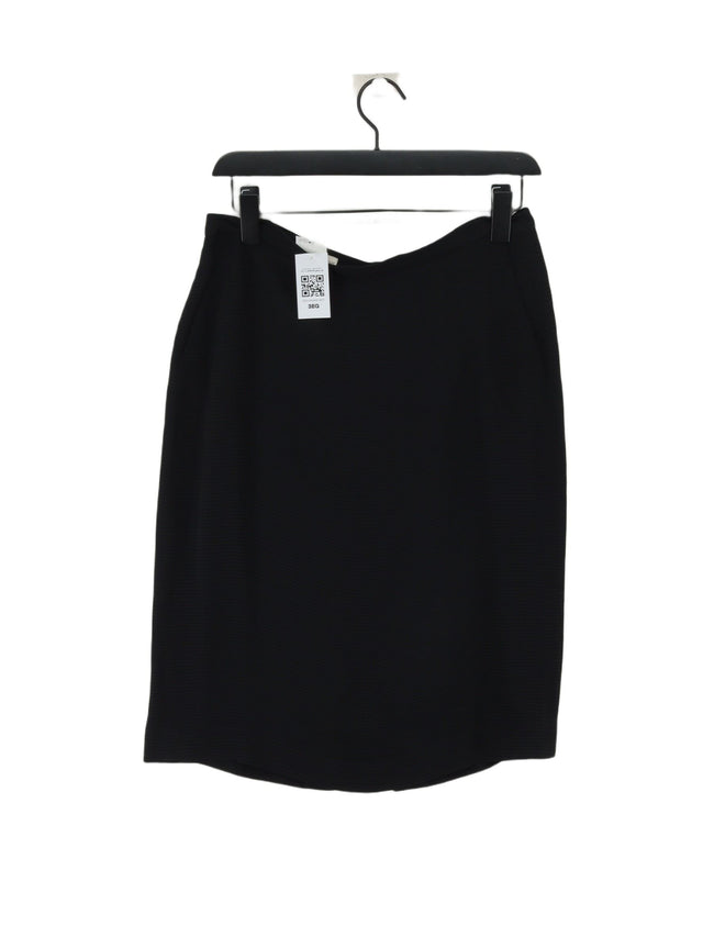 Emporio Armani Women's Midi Skirt W 30 in Black Other with Viscose