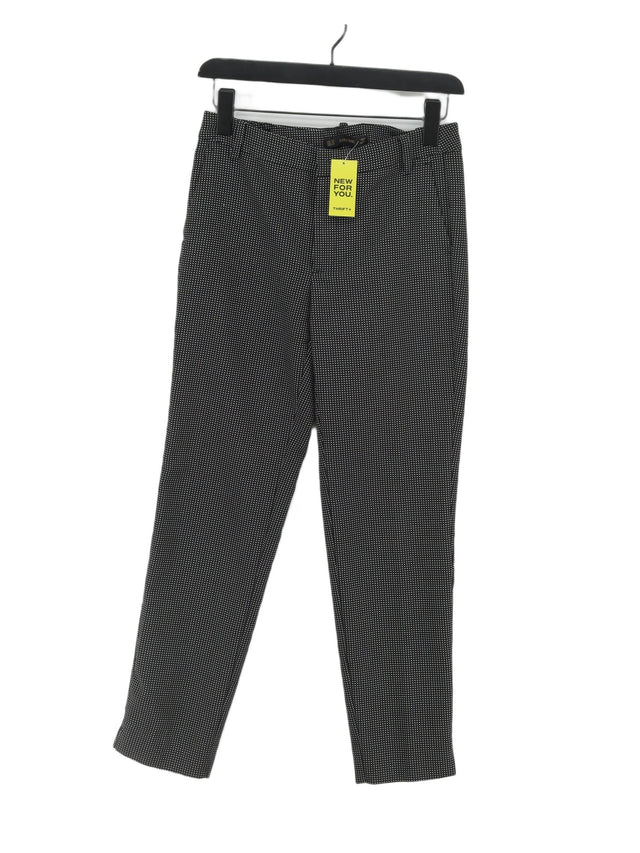 Zara Basic Women's Suit Trousers UK 6 Black 100% Other