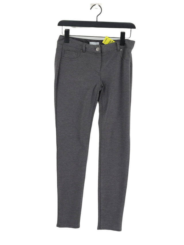 New York & Company Women's Trousers UK 6 Grey Polyester with Rayon, Spandex