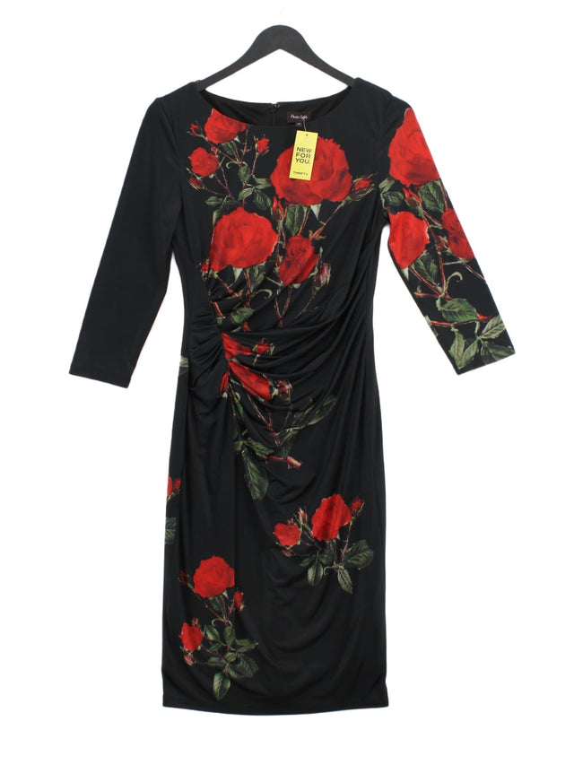 Phase Eight Women's Midi Dress UK 10 Black Elastane with Polyester