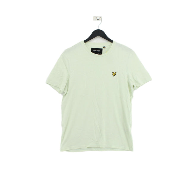 Lyle & Scott Men's T-Shirt S Green 100% Cotton