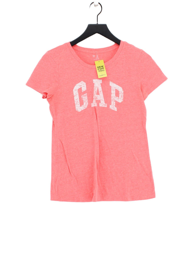 Gap Women's T-Shirt M Pink Cotton with Polyester