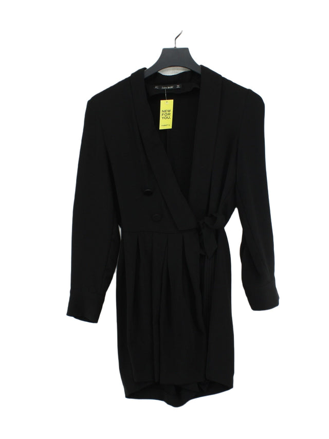 Zara Women's Playsuit S Black 100% Polyester