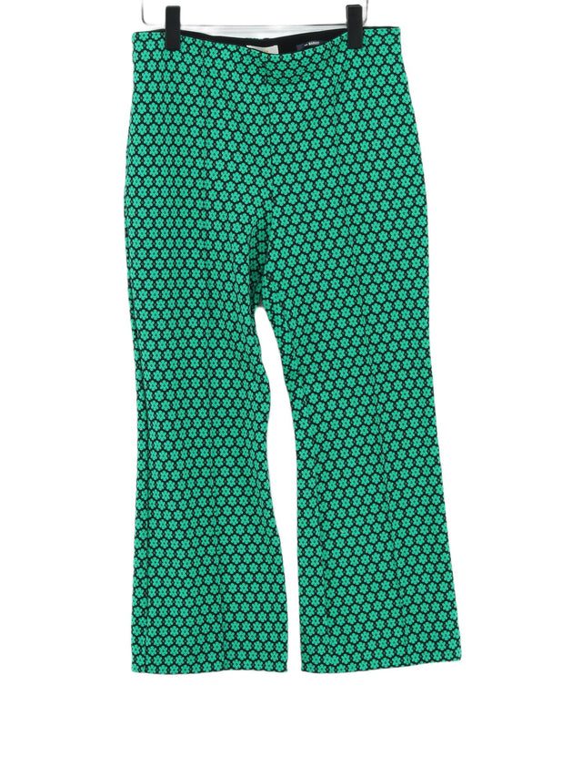 Maeve Women's Suit Trousers M Green Cotton with Elastane