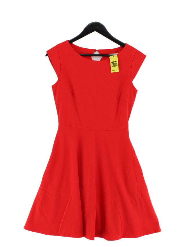 Louche Women's Midi Dress UK 8 Red Polyester with Elastane
