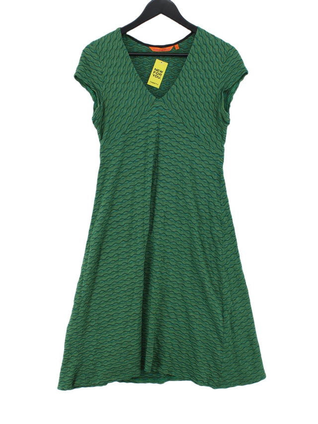 Antoine Et Lili Women's Midi Dress M Green Elastane with Cotton, Viscose