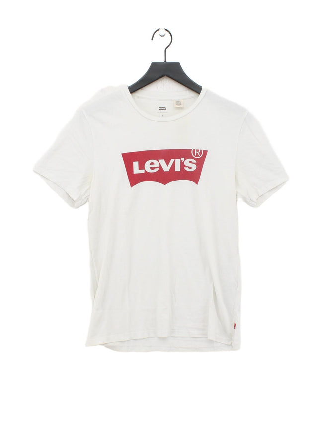 Levi’s Men's T-Shirt S White 100% Cotton