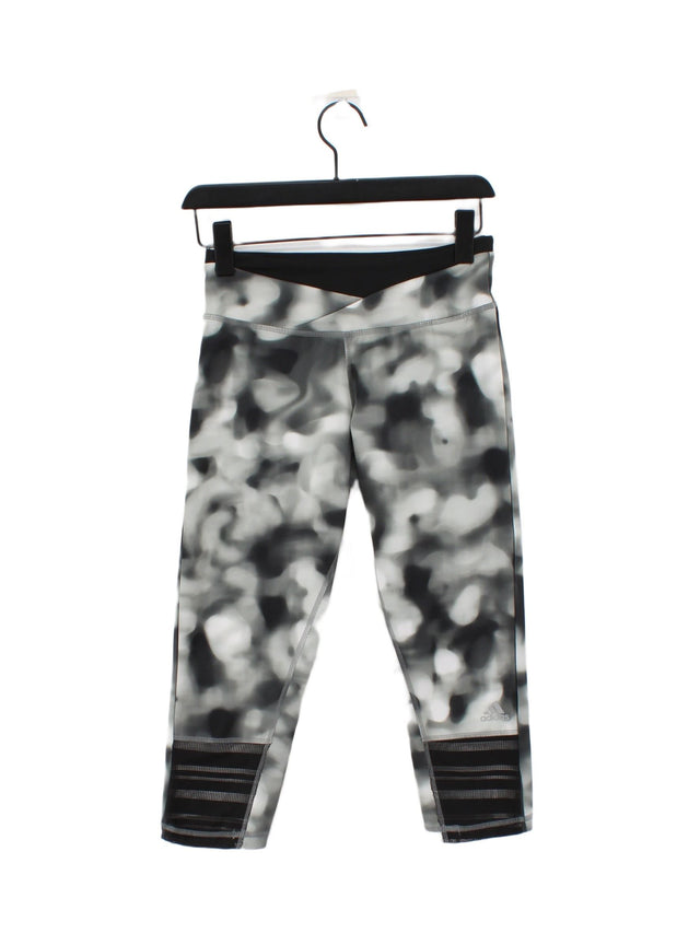 Adidas Women's Leggings S Multi Polyester with Elastane, Spandex