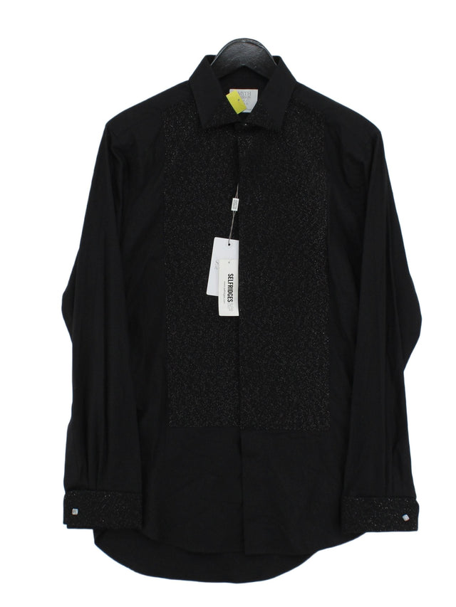 Smyth & Gibson Women's Shirt UK 10 Black 100% Cotton