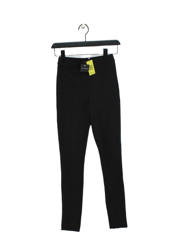 Club Monaco Women's Suit Trousers XS Black Viscose with Elastane, Nylon
